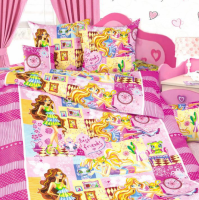 Детское постельное белье для девочек малышей из хлопка Любимчики - Фото №1